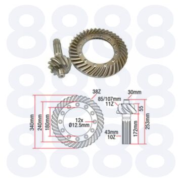 CROWN WHEEL & PINION