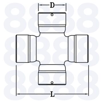 UNIVERSAL JOINT - 35 x 97.1mm