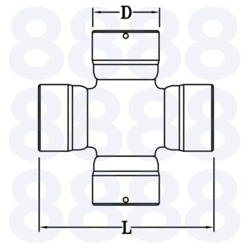 UNIVERSAL JOINT - 28.5 x 70.6mm