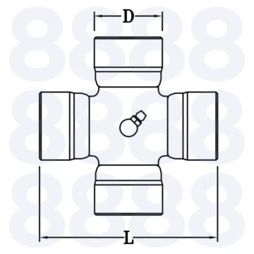 UNIVERSAL JOINT - 27 x 70mm