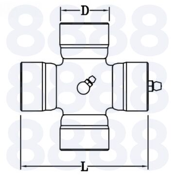 UNIVERSAL JOINT - 32 x 76mm