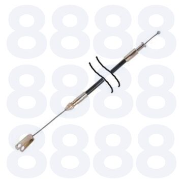 CÂBLE D'ACCÉLÉRATEUR À MAIN - 1230 MM