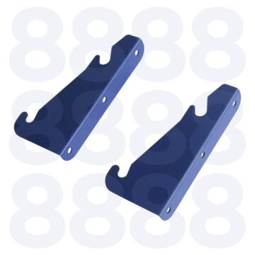 PAIRE DE SUPPORTS DE PLAQUE D'IMMATRICULATION
